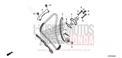 CATENA DISTRIBUZIONE/TENDICATENA CB500FAM di 2021